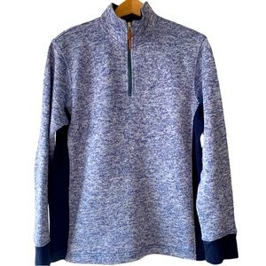 Men’s Sweater High Neck. Blue Mix. M